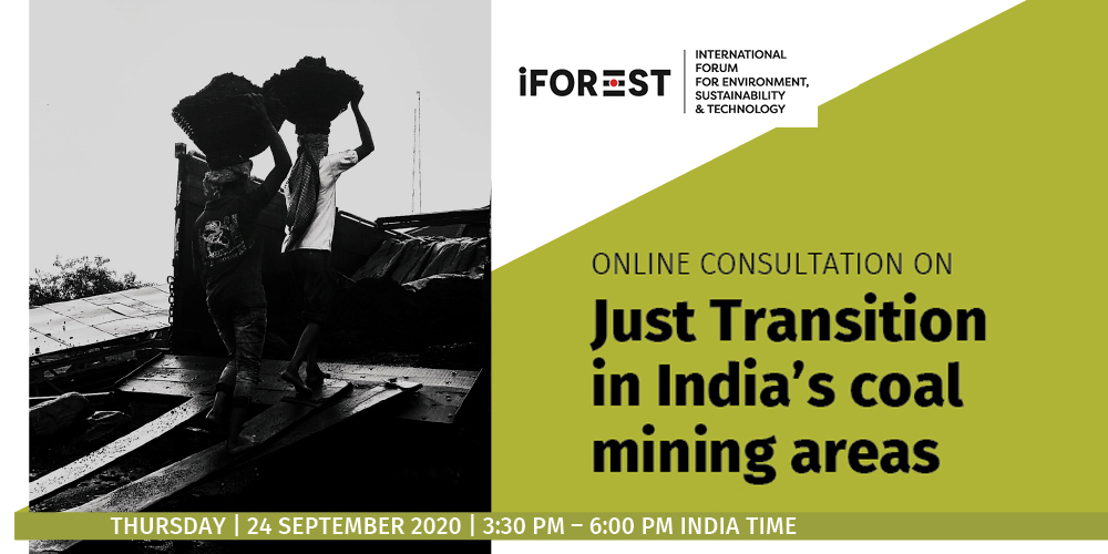 Online Consultation on Just Transition in India’s coal mining areas