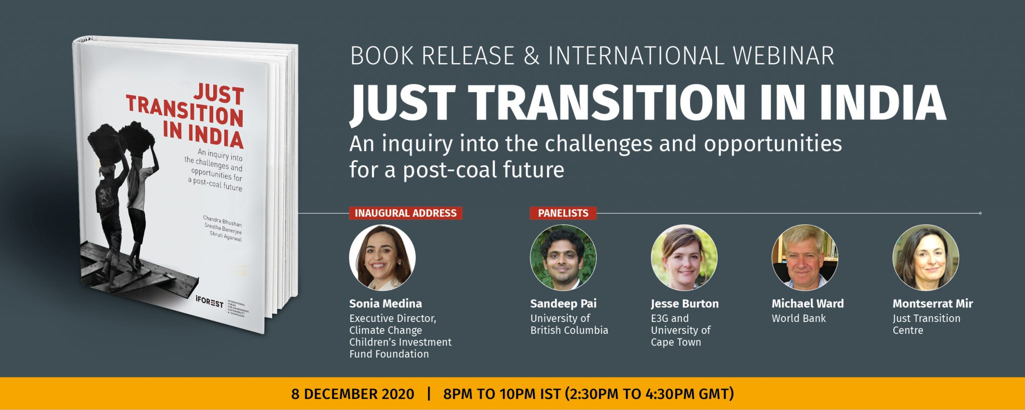 Book Release & International Webinar – Just Transition in India: An inquiry into the challenges and opportunities for a post-coal future​