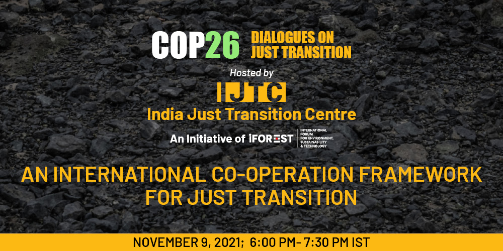 An International Co-operation Framework for Just Transition