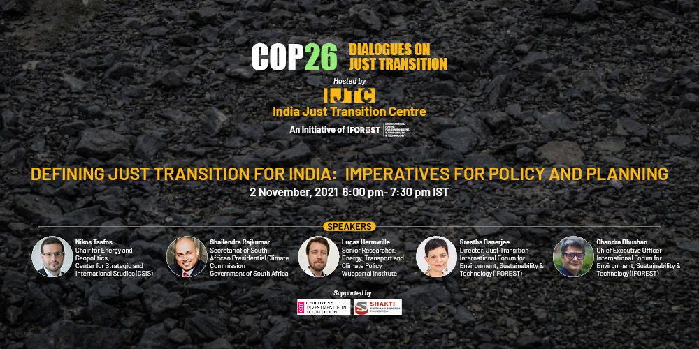 Defining Just Transition for India