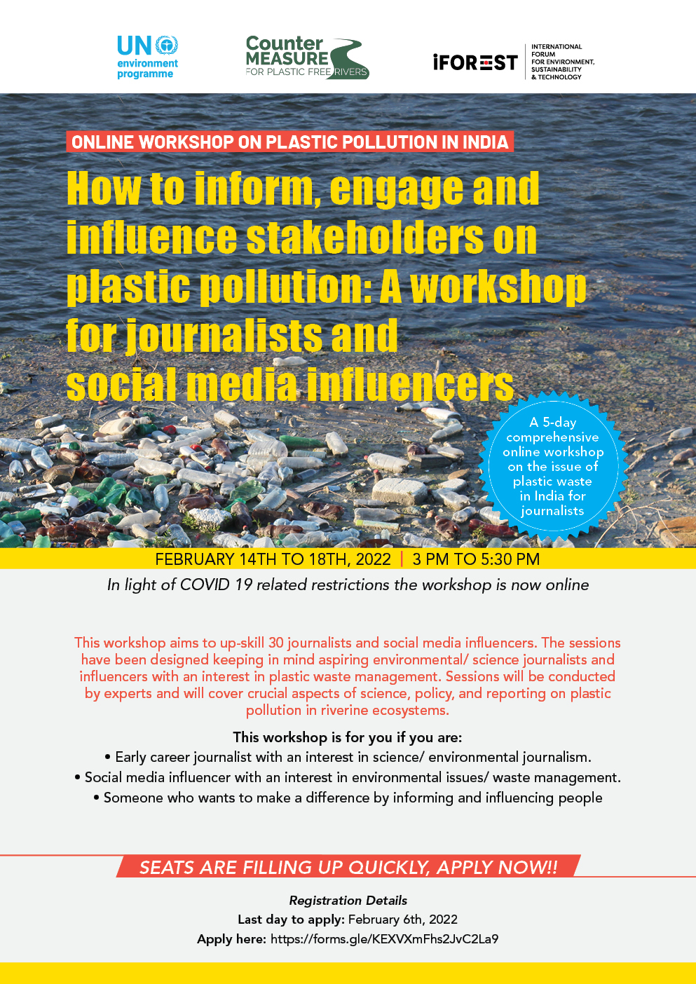 Flyer-River plastic pollution - workshop