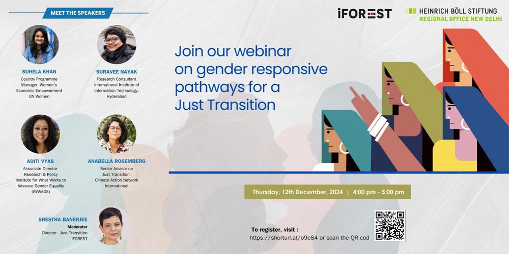 Webinar: Gender-Responsive Pathways for Just Transition