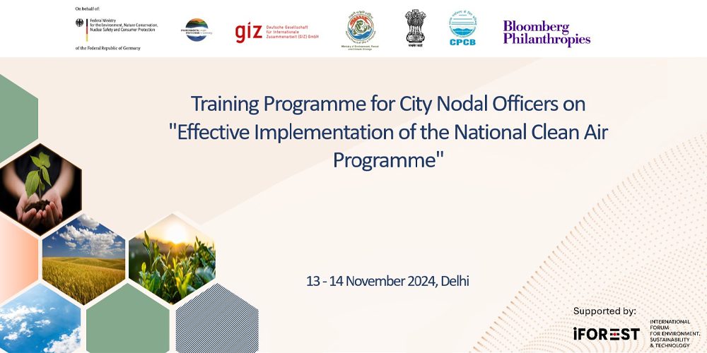 Training Programme for City Nodal Officers on “Effective Implementation of the National Clean Air Programme” – Batch 01