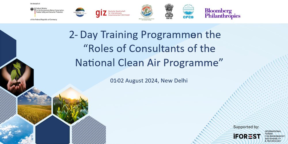 Training Programme on the “Roles of Consultants of the National Clean Air Programme”