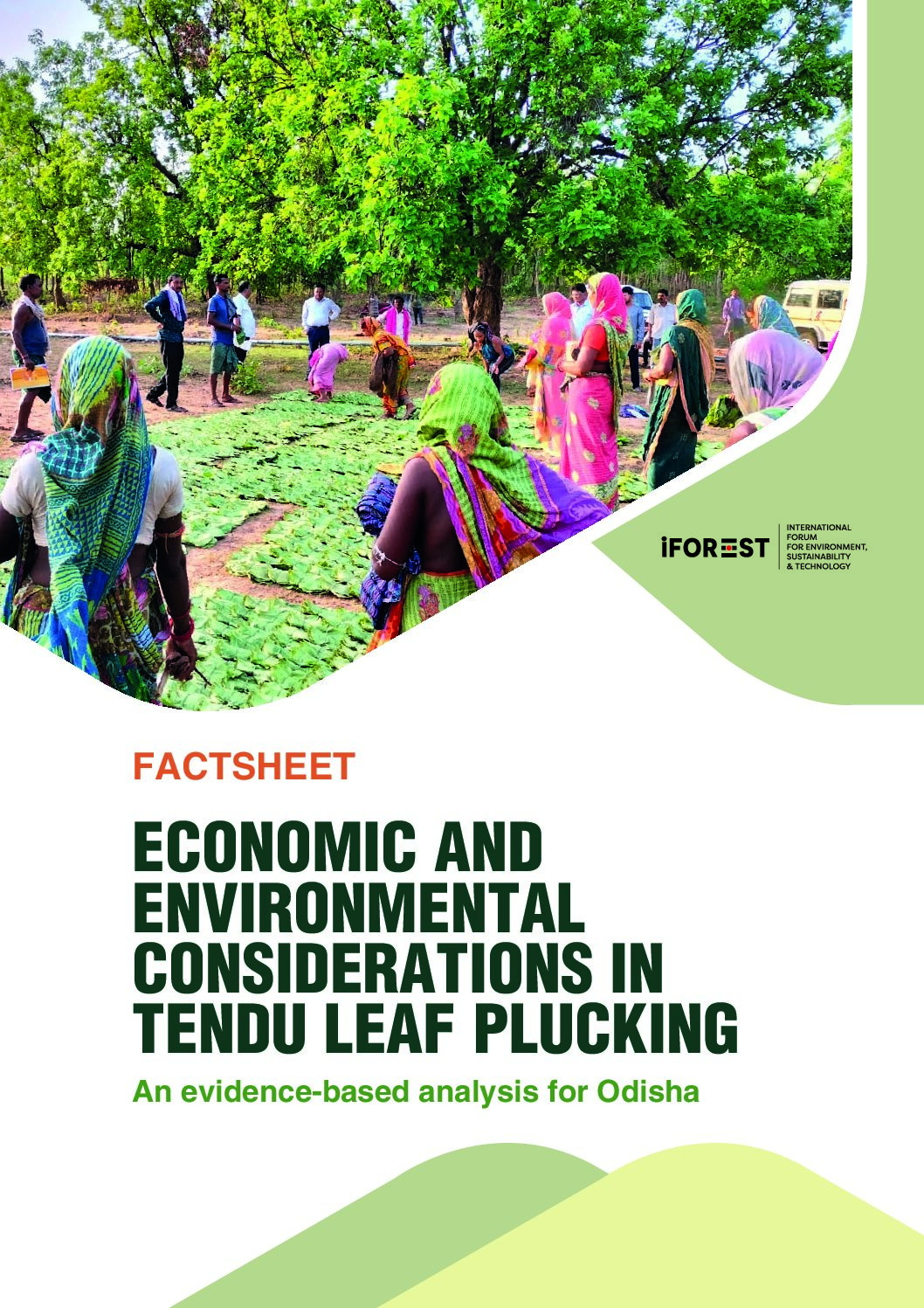 Economic & environmental considerations in tendu leaf plucking – An evidence-based analysis for Odisha