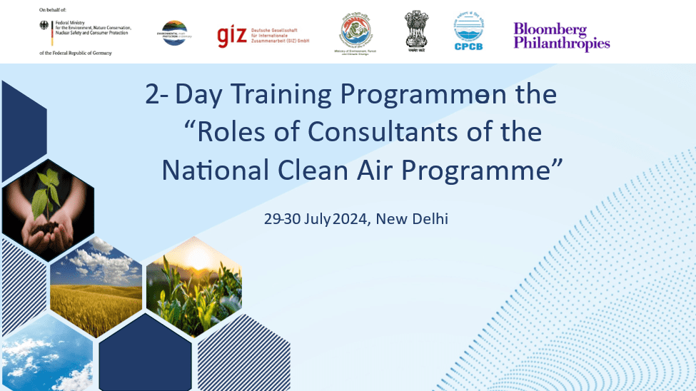 Training Programme on the “Roles of Consultants of the National Clean Air Programme”