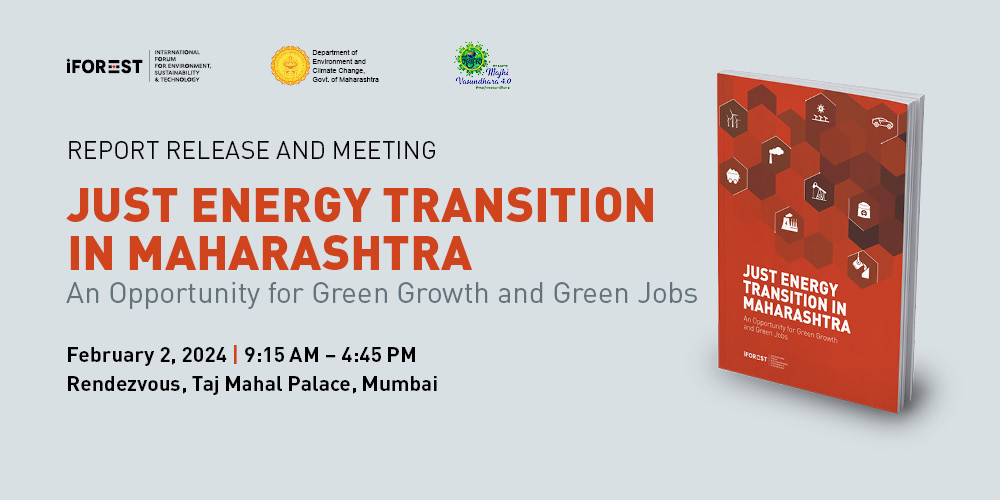 Just Energy Transition in Maharashtra: An Opportunity for Green Growth and Green Jobs