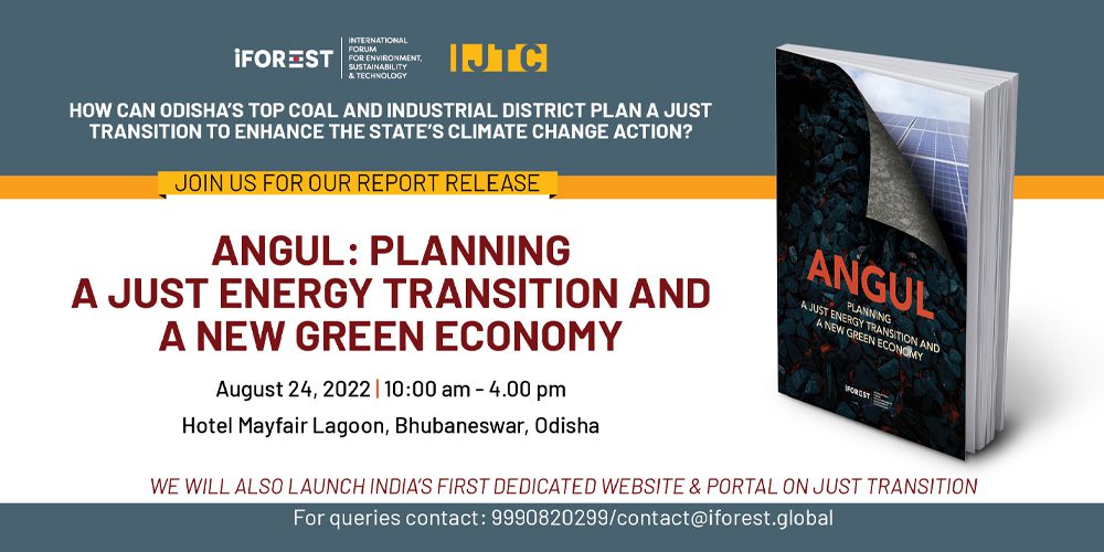 Report Release : Angul: Planning a Just Energy Transition and a New Green Economy
