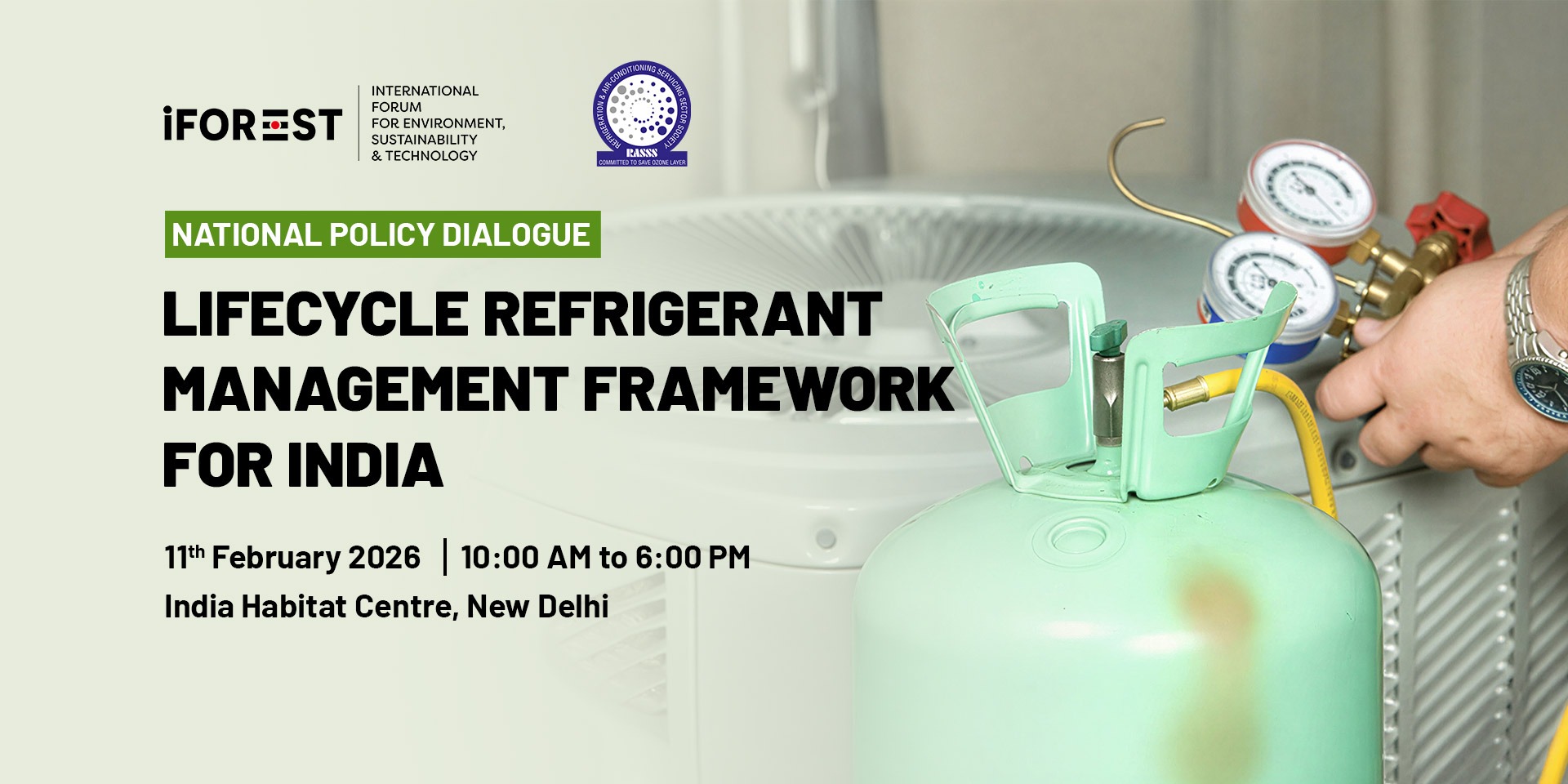 National Policy Dialogue on Lifecycle Refrigerant Management Framework