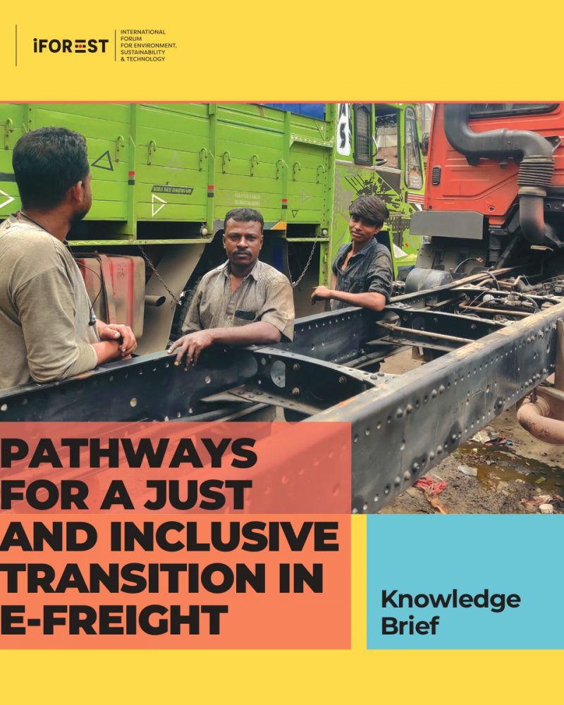 Pathways for a Just and Inclusive Transition in E-Freight